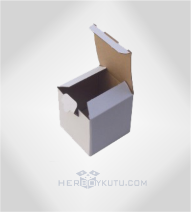10,5x10,5x10,5 cm Ölçü Kraft Kilitli Kutu İmalatı Toptan Kutu Üretimi
